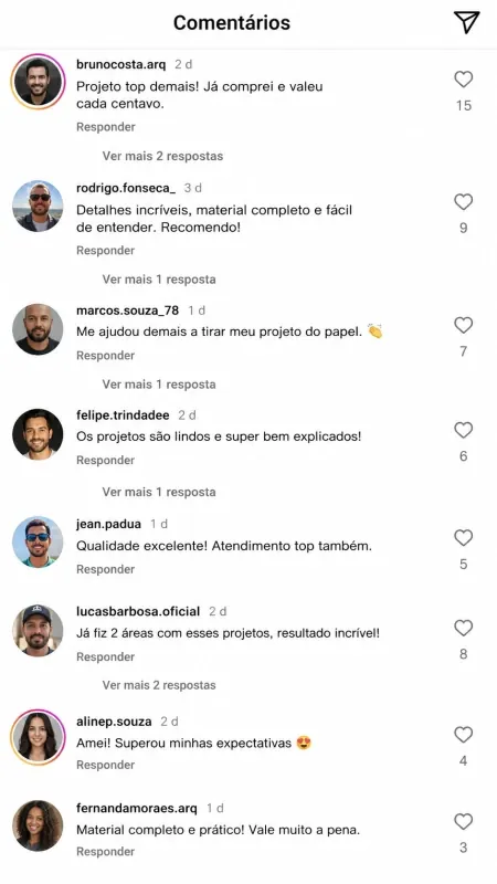 Print de depoimento